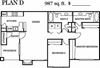 Two bedroom two bathroom D floor plan Two bedroom two bathroom D floor plan at Deerwood, Corona, 92879